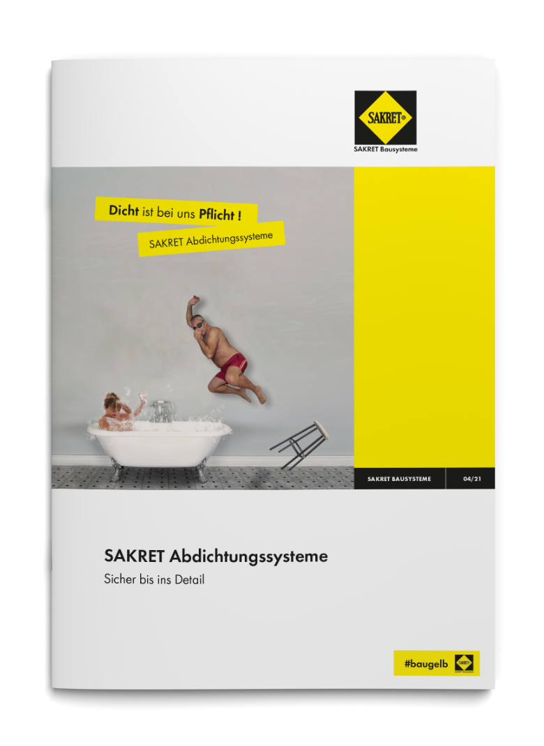 SAKRET Bausysteme Abdichtungssysteme Broschüre Vorschaubild