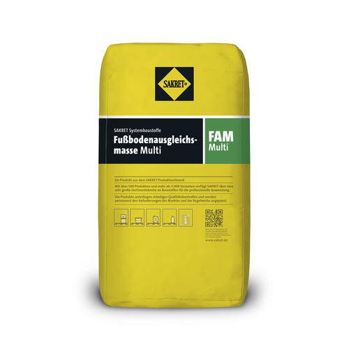 Produktbild | Fußbodenausgleichsmasse FAM multi