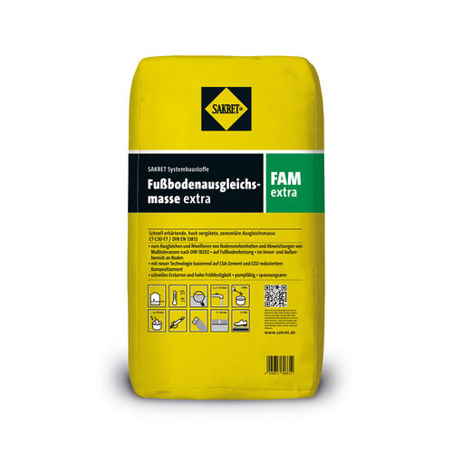 Produktbild | Fussbodenausgleichsmasse extra | FAM extra